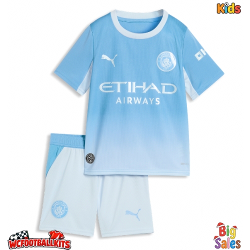 Manchester City Phil Foden #47 Replica Home Stadium Kit for Kids 2026-27 Short Sleeve (+ pants)